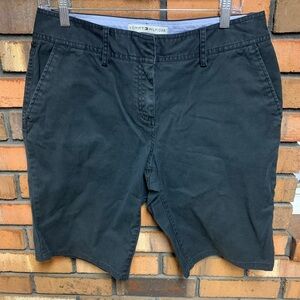 Tommy Hilfiger Black Women's Janie Fit Bermuda Shorts